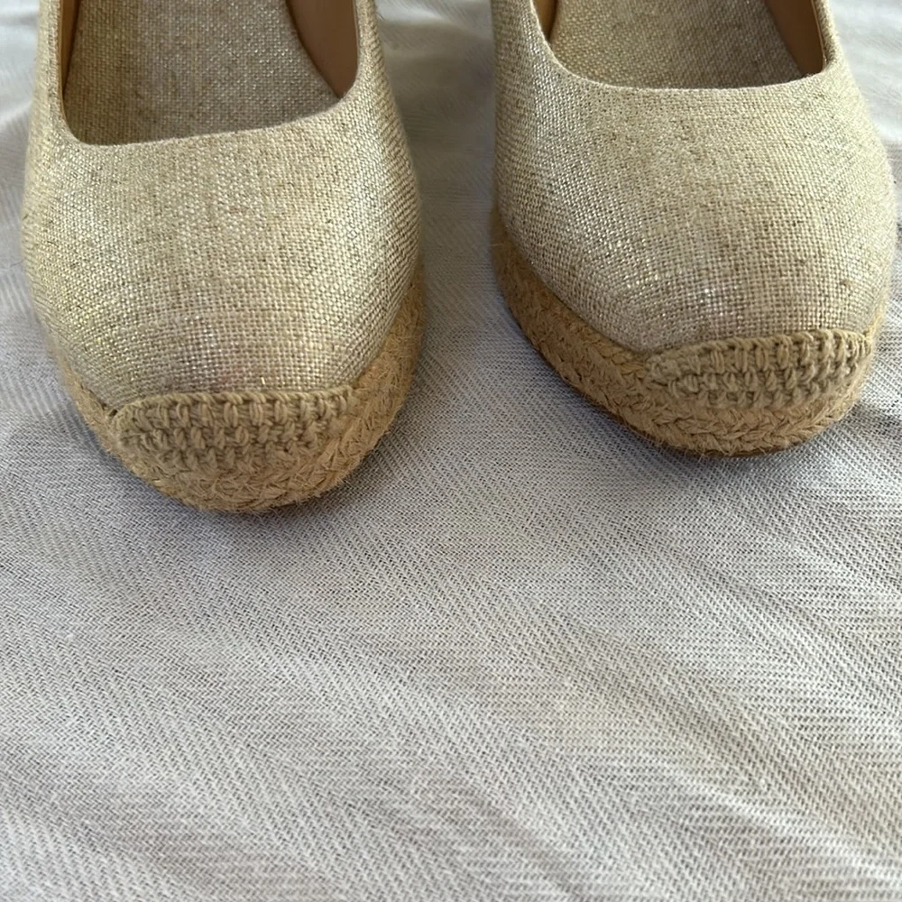J. Crew Natural Beige Espadrille Flats
